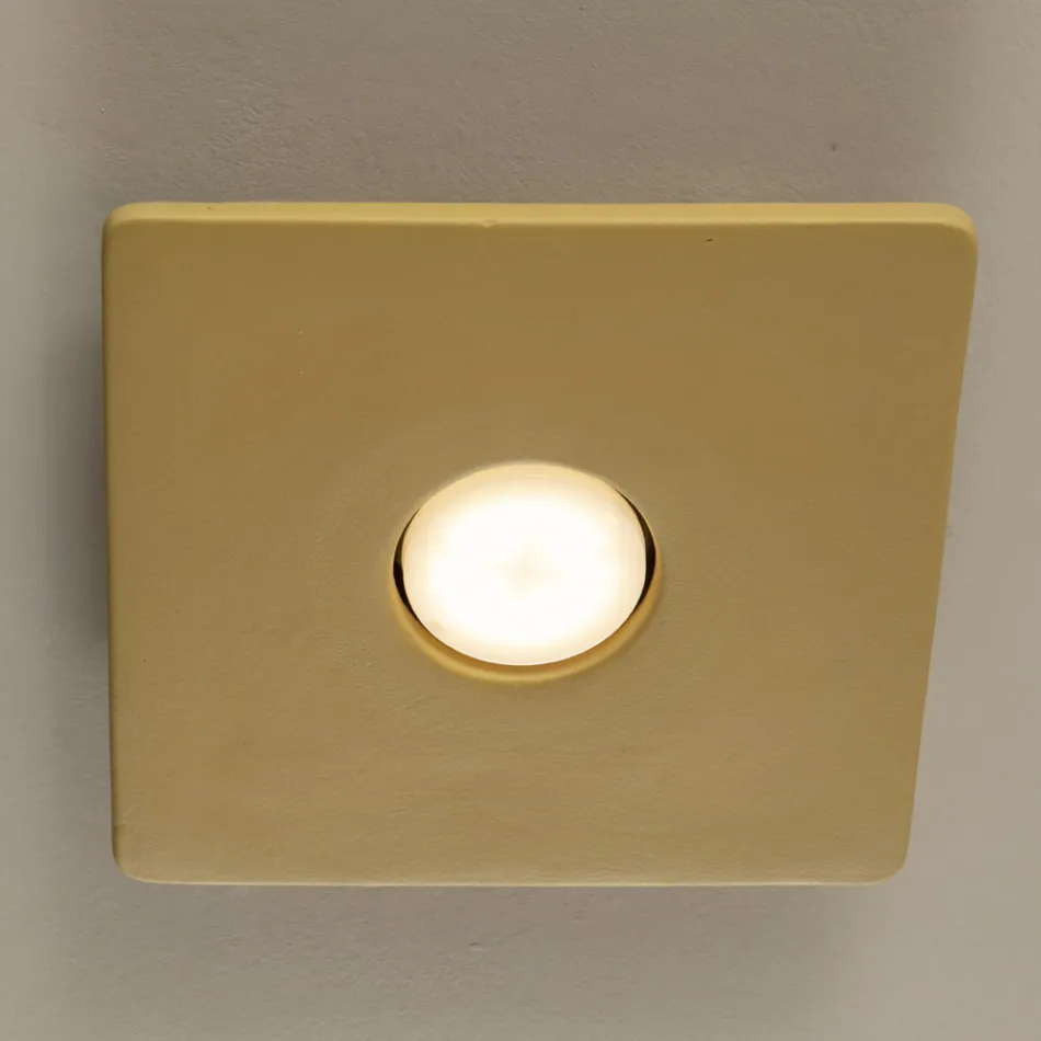 Lámpara de techo artesanal en mayólica toscana Made in Italy - Toscot Vivaldi Viadurini