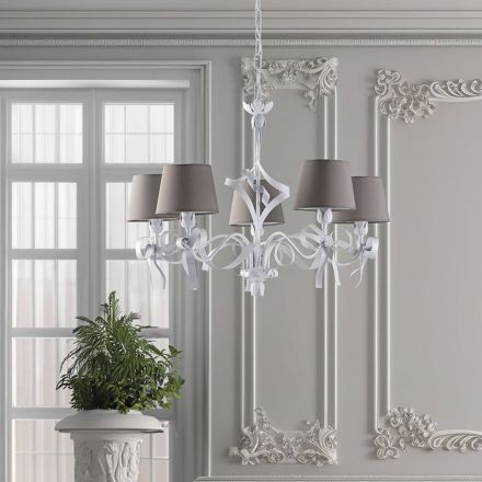 Lámpara de techo LED blanca para iluminar espacios modernos y ordenados – Dalia Viadurini