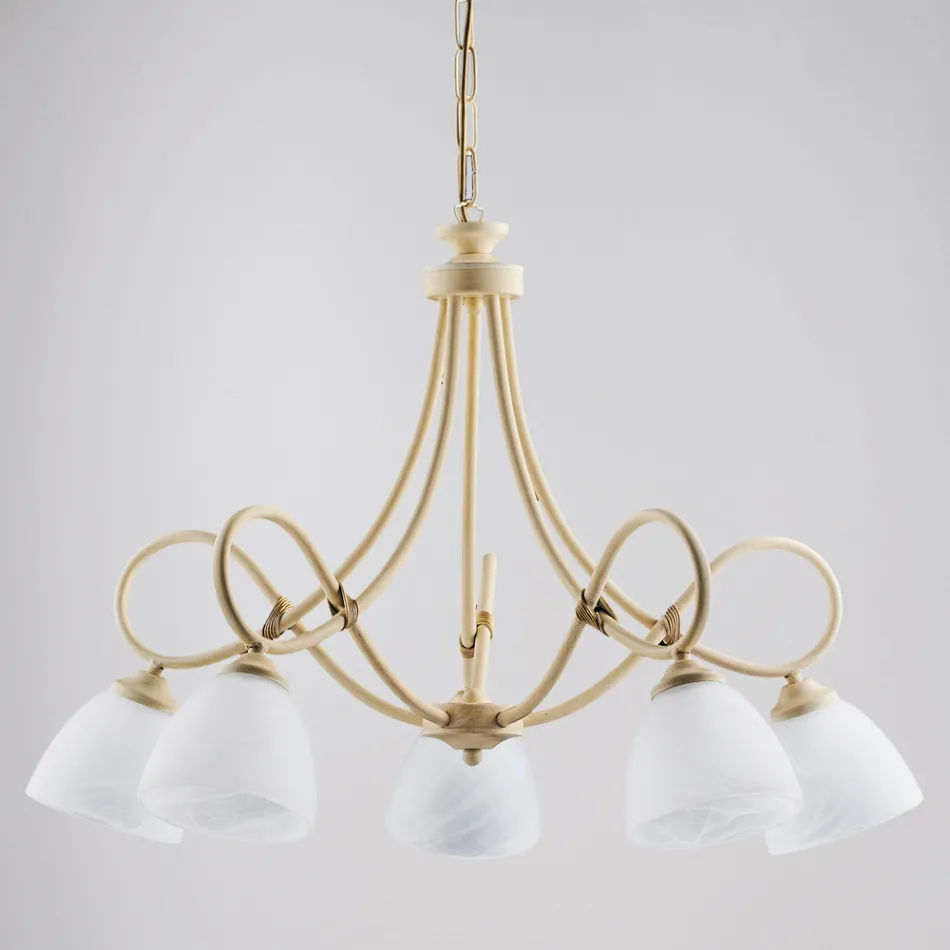 Lámpara de techo LED blanca para una iluminación interior elegante – Cosmo Viadurini