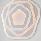 Lámpara de techo LED blanca para iluminación interior - Vega Viadurini