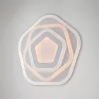 Lámpara de techo LED blanca para iluminación interior - Vega Viadurini