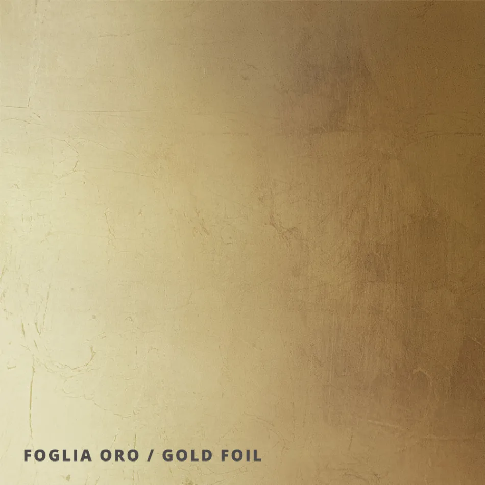 Lámpara de techo con placa de vidrio plano y rebaje de altura. Fabricada en Italia - Kora. Viadurini