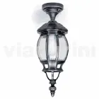 Lámpara de techo para exteriores de aluminio fundido a presión fabricada en Italia, Anika Viadurini