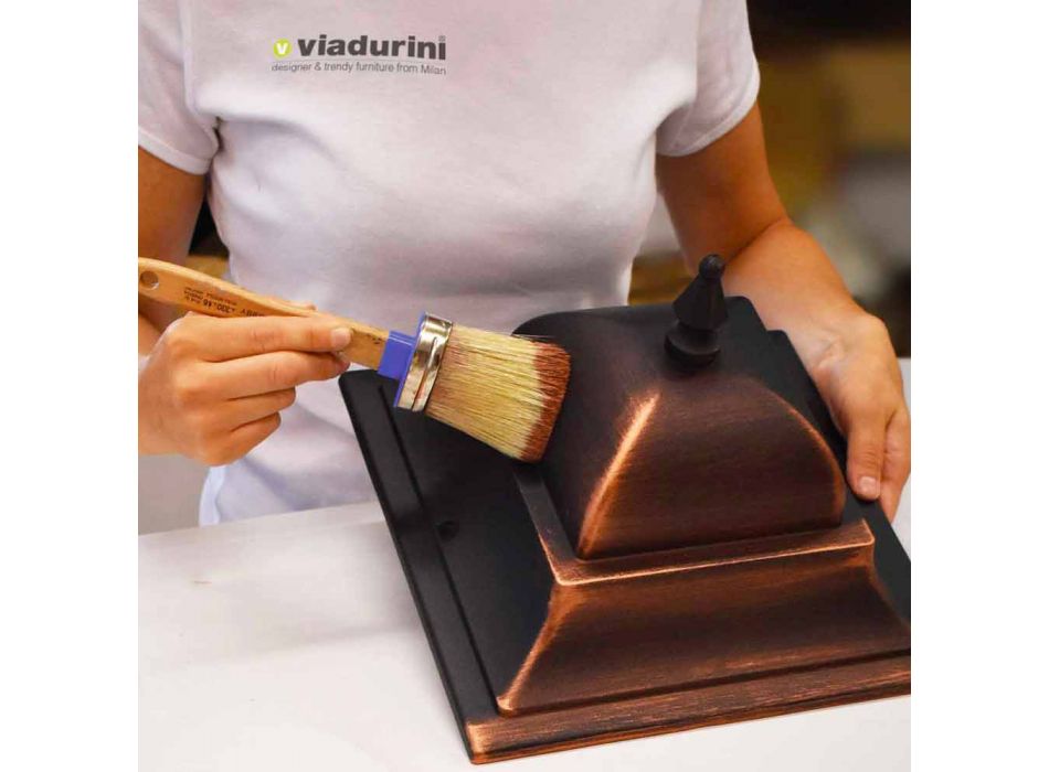 Plafón exterior de aluminio fundido a presión fabricado en Italia, Anika Viadurini