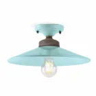 Lámpara de techo de cerámica Diseño de techo y latón Cecilia Viadurini