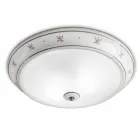 por el techo redondo techo decorado Ferroluce cerámica Viadurini