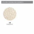 cerámica de la vendimia de techo de techo y metal Elaine Ferroluce Viadurini