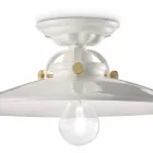 cerámica de diseño de techo y tornillos de oro Louise Ferroluce Viadurini