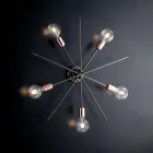 Lámparas de techo de hierro fabricadas en Italia para decoración de interiores - Países Bajos Viadurini