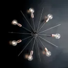 Lámparas de techo de hierro fabricadas en Italia para decoración de interiores - Países Bajos Viadurini