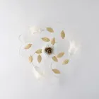 Lámpara de techo de hierro lacado en marfil, fabricada en Italia, para decoración de interiores - Marrakech Viadurini