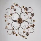 Lámpara de techo LED cromada de fabricación italiana para espacios modernos – Fiore Viadurini