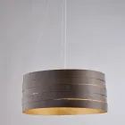 Lámpara de techo de metal y cristal para una luz difusa y armoniosa – Melograno Viadurini