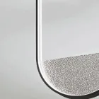 Lámpara de Techo en Metal Pintado e Inserto Extraíble en Vidrio Granulado - Catalpa Viadurini