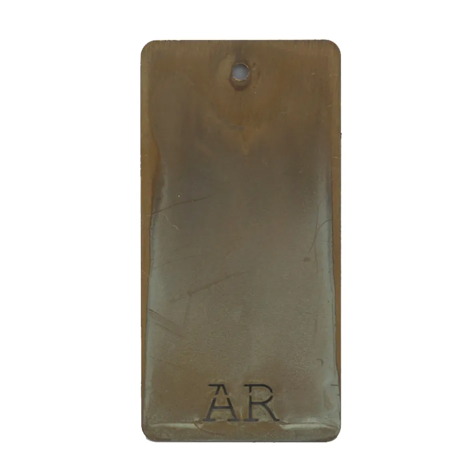 Lámpara de techo vintage de latón para exterior, cristal transparente, IP44 - Elfico Viadurini