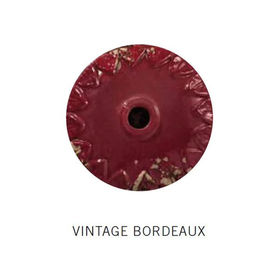 Plafón industrial 3 focos en hierro y cerámica artesanal - loft Viadurini