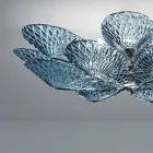 Lámpara de techo de vidrio veneciano moderna hecha a mano en Italia - Minos Viadurini