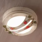 Lámpara de Techo o Aplique para Exterior en Aluminio Pintado a Mano - Brindisi Viadurini