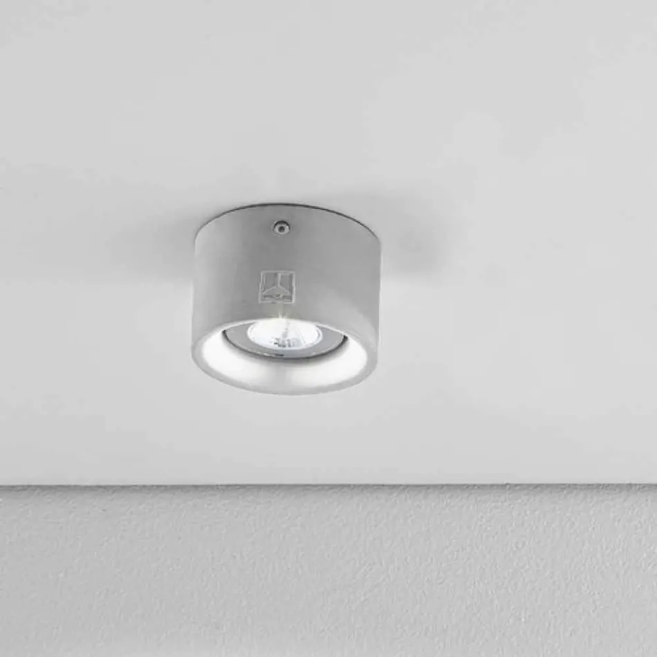 Ronda Led techo de escayola y cemento Nadir 8 Aldo Bernardi Viadurini