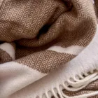 Manta de mezcla de lana ultra suave y esponjosa fabricada en Italia - Caldoso Viadurini