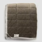 Cuadros en Satén de Algodón y Chenilla con Lurex, Tiza o Borde Retro - Tortoro Viadurini