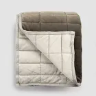 Cuadros en Satén de Algodón y Chenilla con Lurex, Tiza o Borde Retro - Tortoro Viadurini