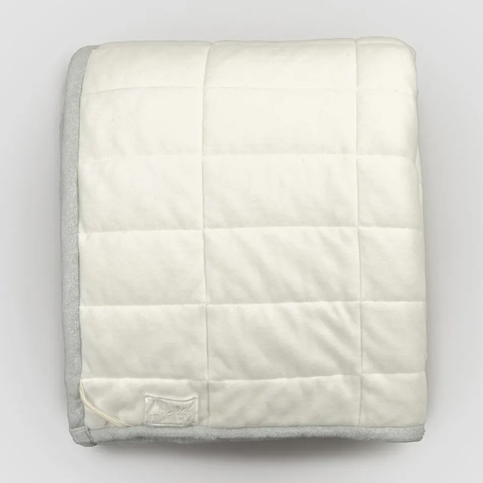 Cuadros en Satén de Algodón y Chenilla con Lurex, Tiza o Borde Retro - Tortoro Viadurini