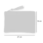 Bolso Clutch Artístico Estampado a Mano, Pieza Única en Algodón, 2 Piezas - Viadurini by Marchi Viadurini