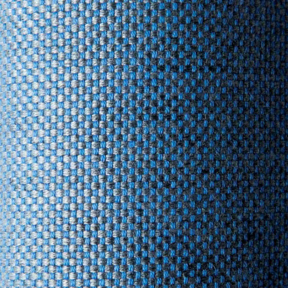 Sillón Central Modular para Exterior en Metal y Tela Made in Italy - Cola Viadurini