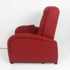 Sillón elevador de 2 motores con masaje shiatsu hecho en Italia Bria Viadurini