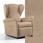 Sillón elevable con funciones Lift, Relax y Bed Made in Italy - Talita Viadurini