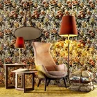 Sillón Bergerie en tejido de diseño Grilli Wilde hecho en Italia Viadurini