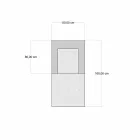 Sillón de diseño étnico Chaise Longue en terciopelo gris o azul - Fibra Viadurini