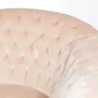 sillón acolchado a máquina de piel sintética Balma Viadurini