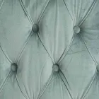 Sillón clásico tapizado en madera con efecto terciopelo Homemotion - Nichy Viadurini