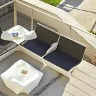 Sillón con reposabrazos Slide Kami Diseño moderno hecho en Italia Viadurini