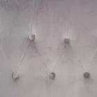 Sillón con estructura ajustable en acero cromado y terciopelo - Giulia Viadurini