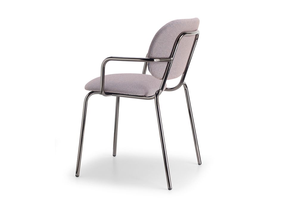 Sillón de exterior con asiento y respaldo acolchados Made in Italy - Sisibold Viadurini