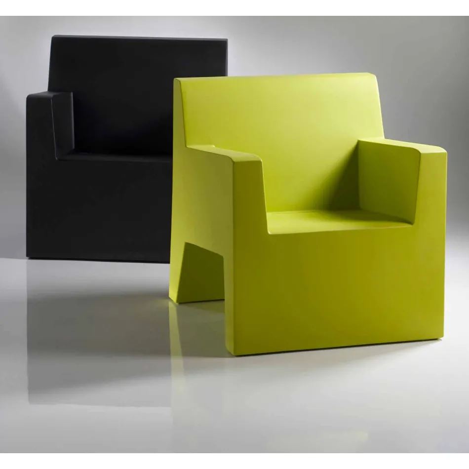 Sillón de exterior de diseño Jut by Vondom en resina de polietileno Viadurini