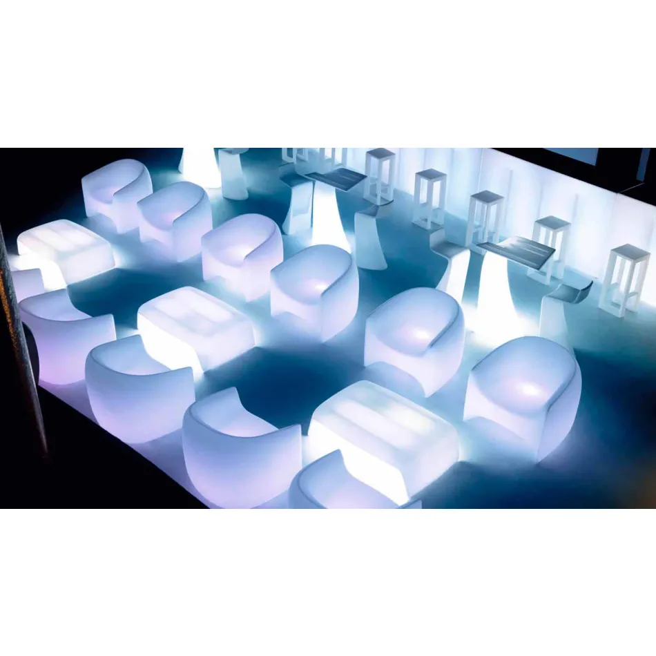 Sillón de exterior en resina de polietileno Blow Vondom, diseño Viadurini