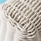 Sillón de exterior en polirratán tejido - Charlie Viadurini