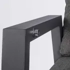 Sillón de exterior reclinable en tela y aluminio, 2 piezas - Nathy Viadurini