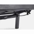 Sillón de exterior reclinable en tela y aluminio, 2 piezas - Nathy Viadurini