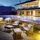 Varaschin Emma sillón al aire libre tapizado de diseño moderno Viadurini