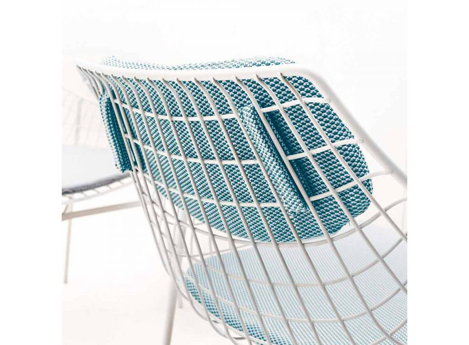 Sillón exterior de verano Varaschin Design set en acero blanco Viadurini