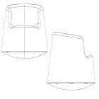 Sillón de jardín de diseño moderno Roulette Vondom en polietileno Viadurini