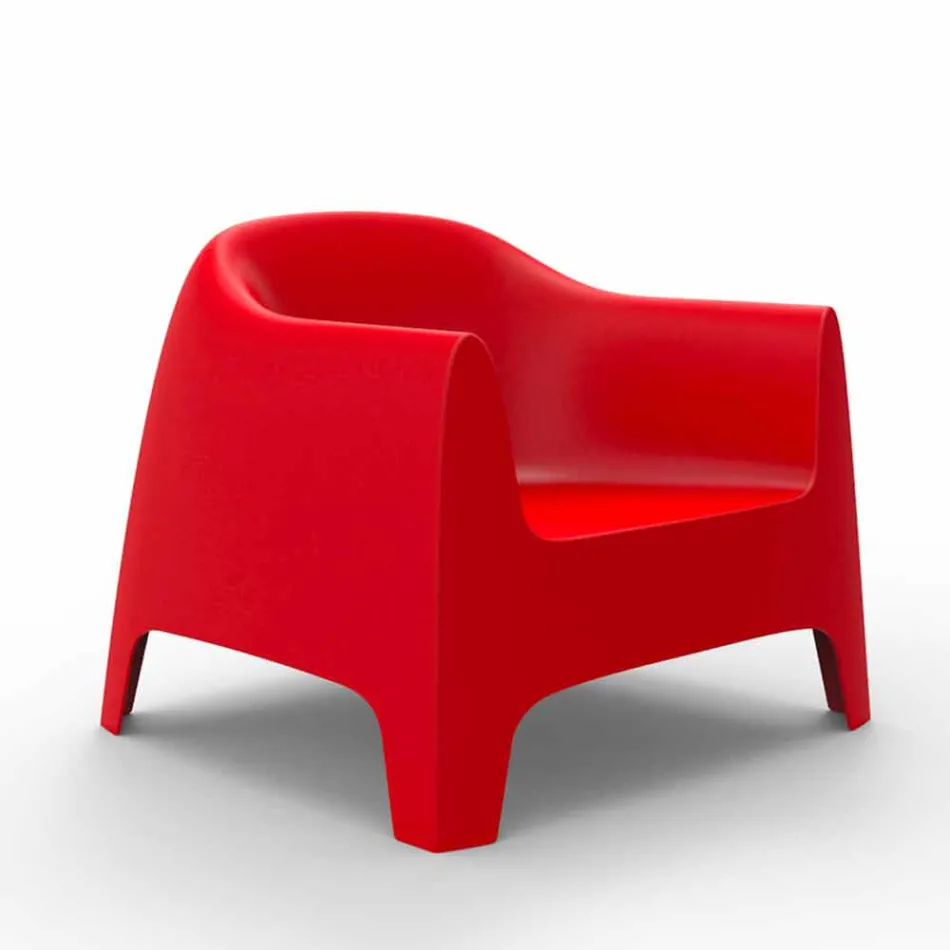 Sillón de diseño Solid by Vondom en polipropileno. Viadurini