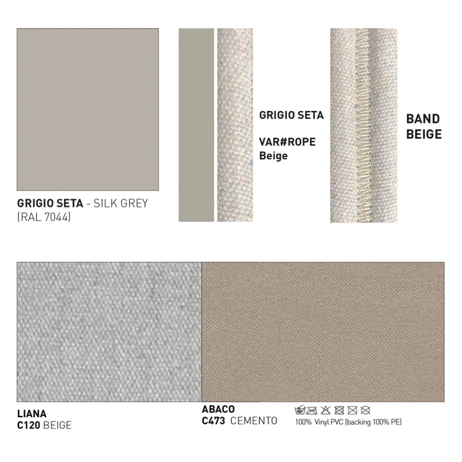 Sillón de jardín de aluminio Made in Italy - Emmacross by Varaschin Viadurini