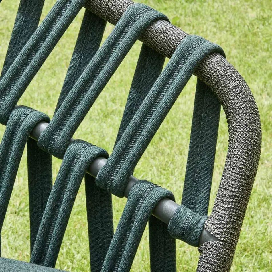 Sillón de jardín de aluminio Made in Italy - Emmacross by Varaschin Viadurini