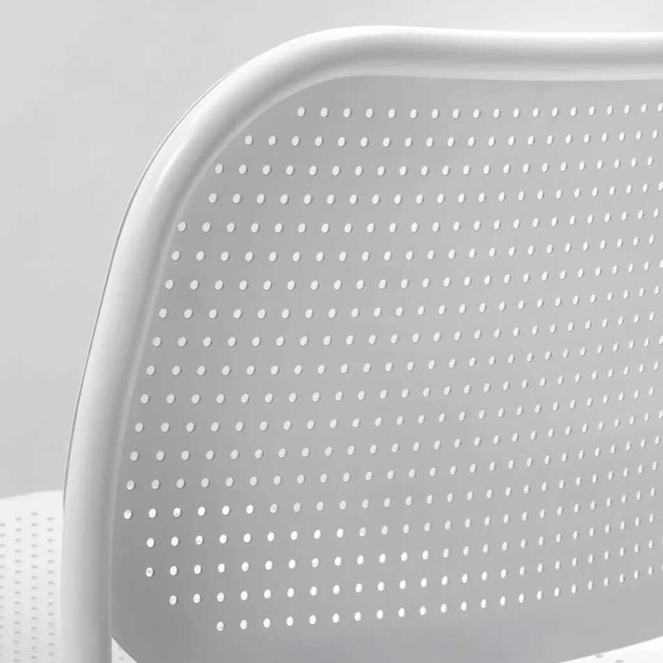 Sillón de Jardín de Metal Pintado Made in Italy 2 Piezas - Synergy Viadurini